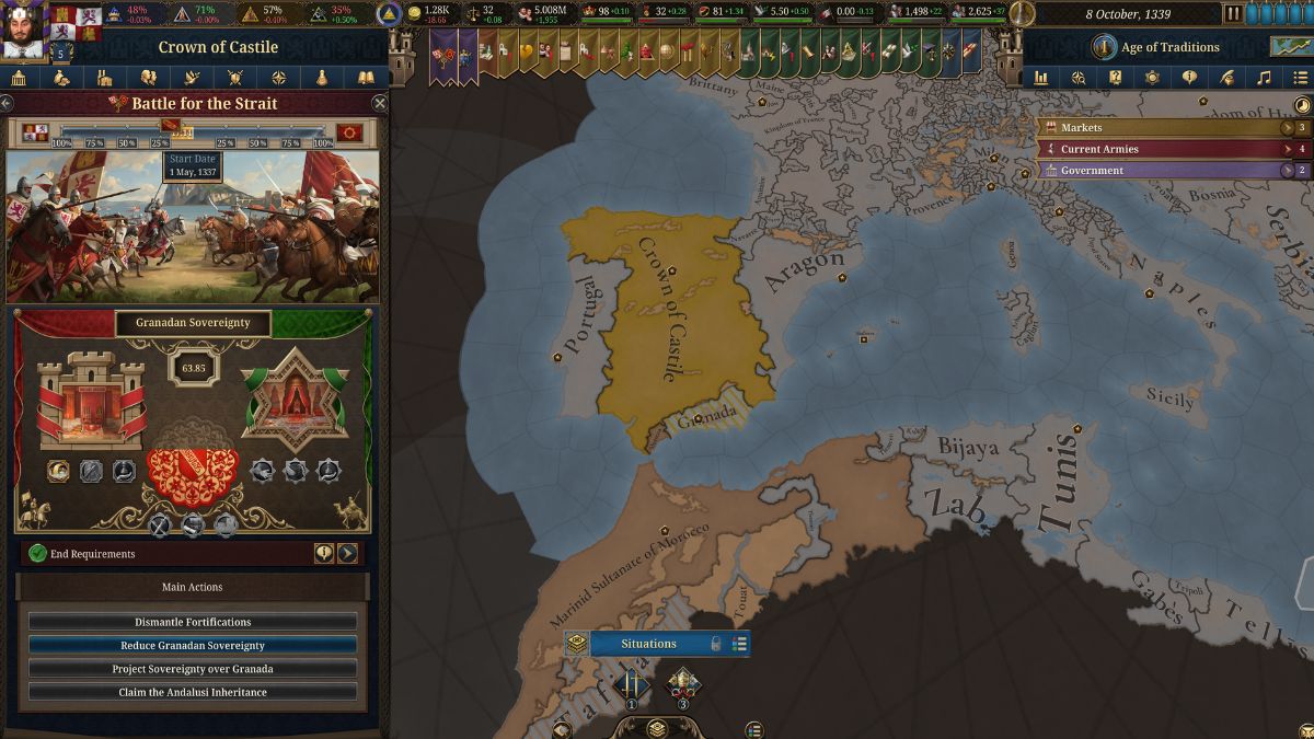 Across the Pillars Europa Universalis V