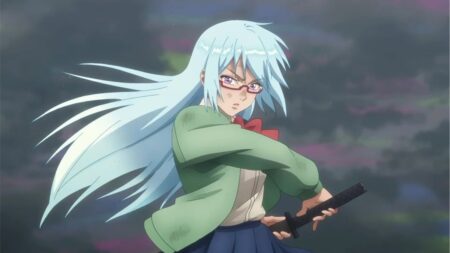 Amamiya in Psyren Episode 1