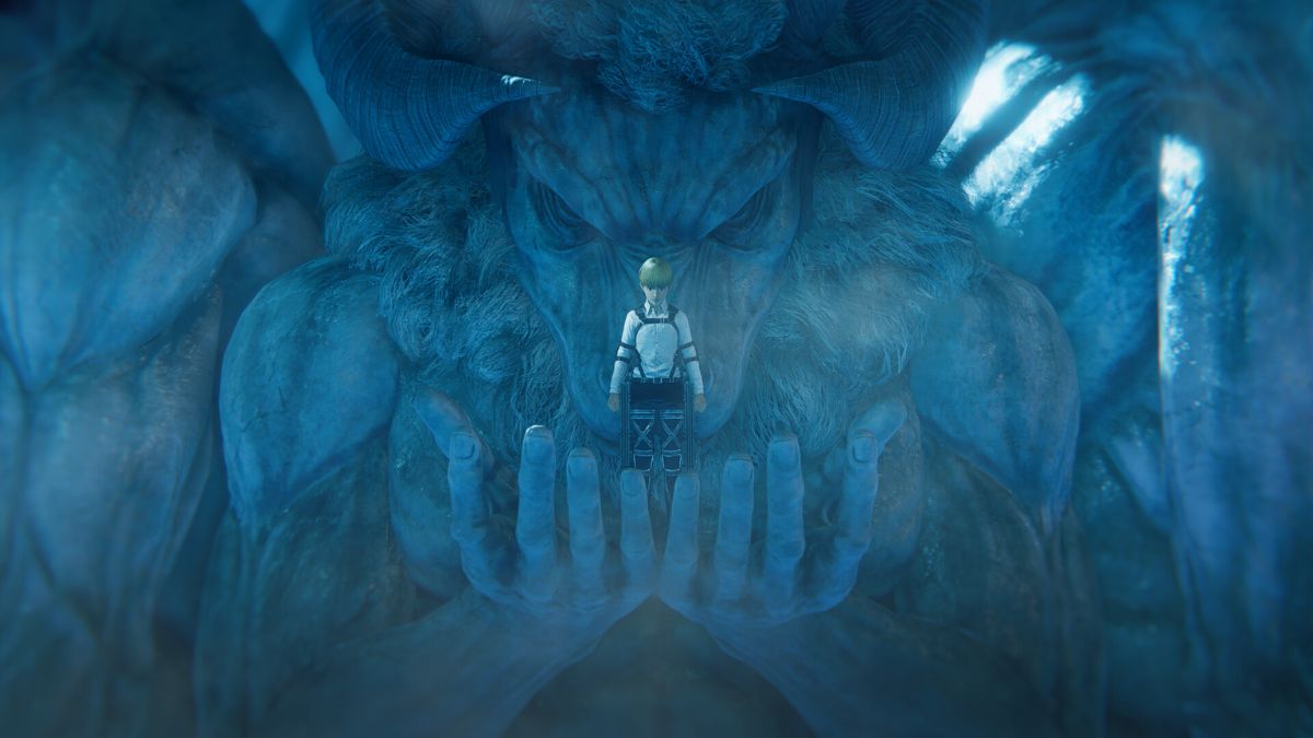 Attack on Titan 3 video game still from Koei Tecmo
