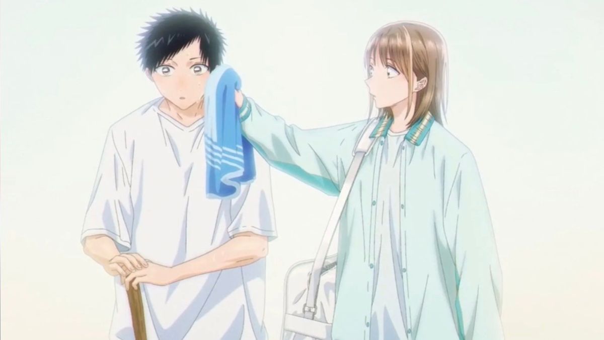 Chinatsu looks after Taiki