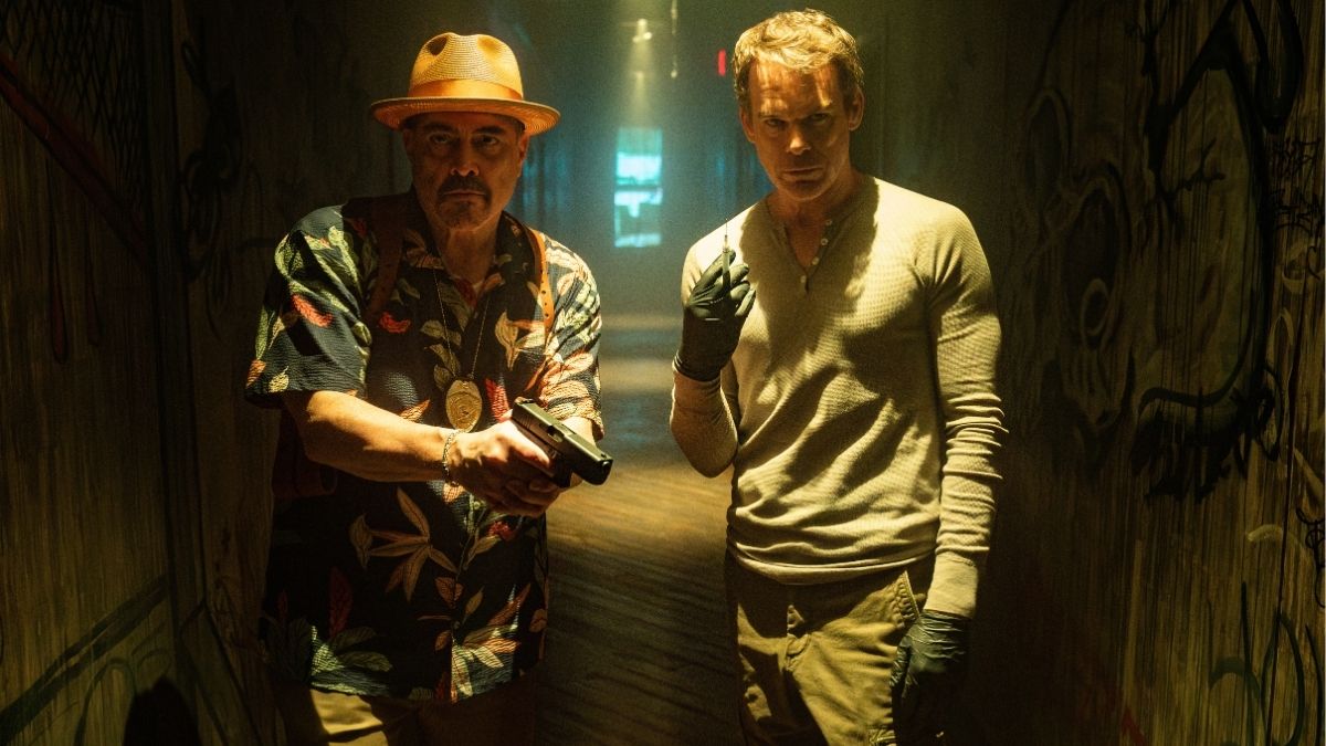David Zayas and Michael C. Hall in Dexter Resurrection Season 2 Episode 1