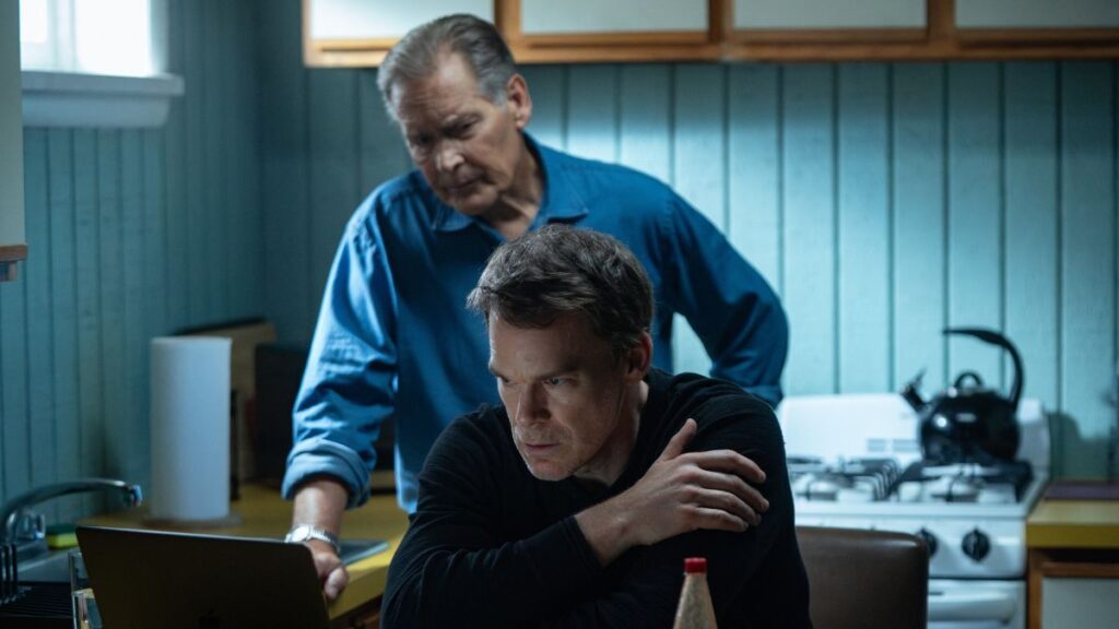 James Remar and Michael C. Hall in Dexter: Resurrection Season 2 Episodes 1-2