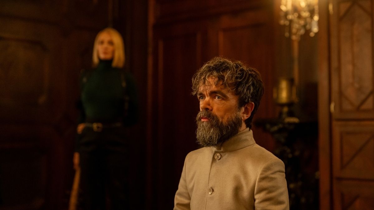Peter Dinklage and Uma Thurman in Dexter: Resurrection Season 1