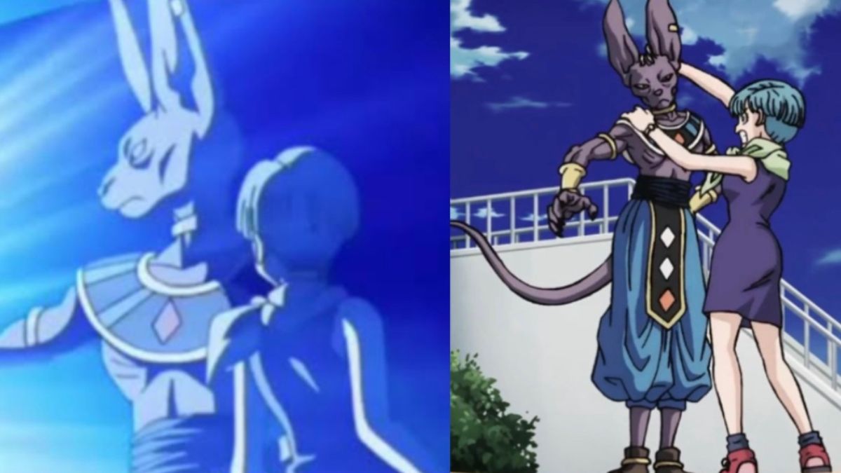 Dragon Ball Super: Beerus Episode 3 Beerus and Bulma Slap