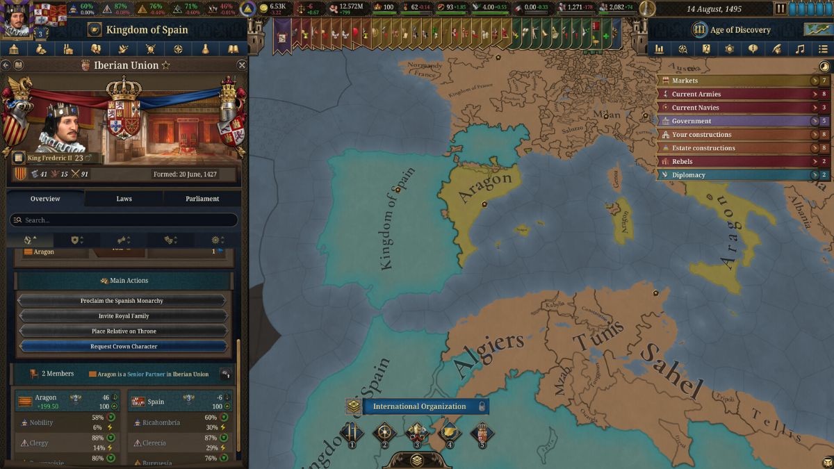 Europa Universalis V Across The Pillars  screenshot from Paradox Interactive