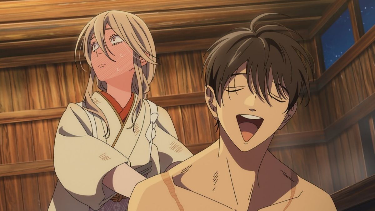 Satoko and Shinpei in Firefly Wedding Episode 2