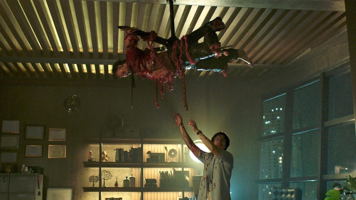 REVIEW: 'Ghost in the Cell' Is A Gleefully Gruesome Bumpy Ride 1 A bloody scene in Ghost in the Cell