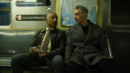 John Turturro and Giancarlo Esposito in The Only Living Pickpocket in New York BUT WHY THO