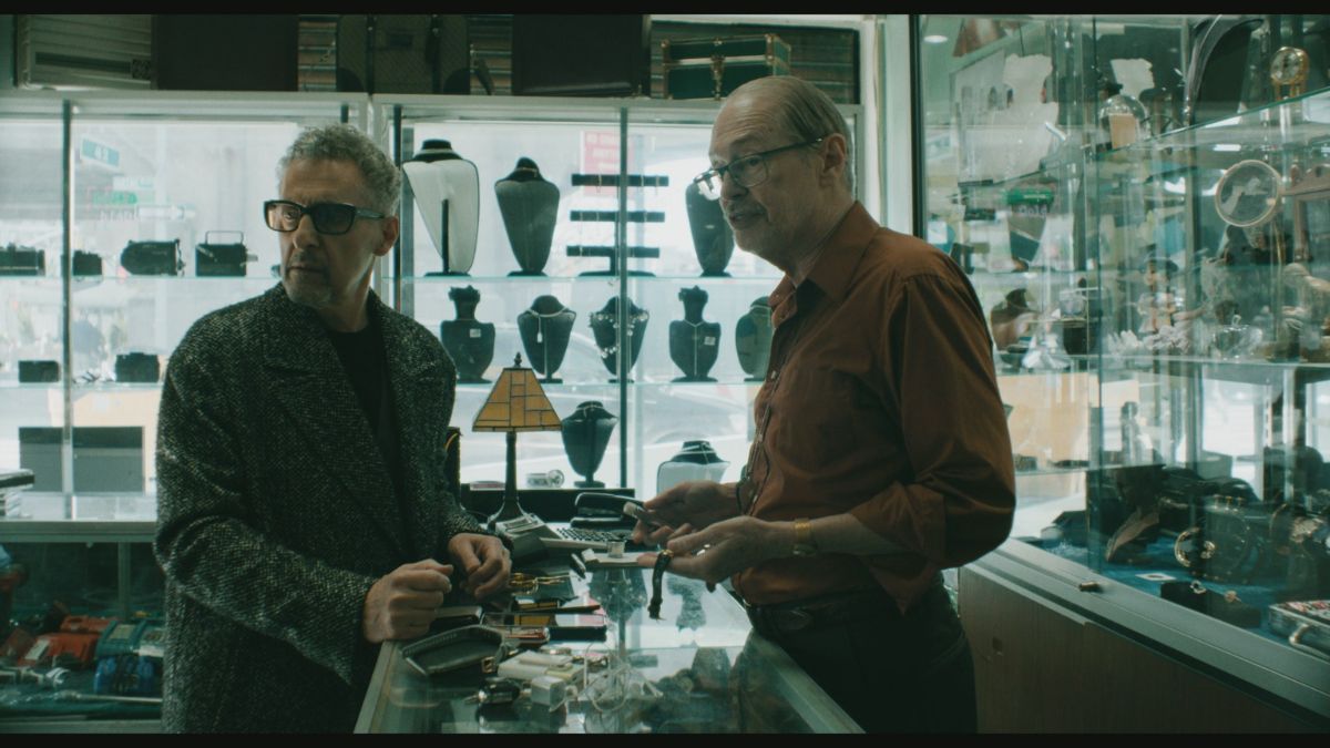 John Turturro and Steve Buscemi in The Only Living Pickpocket in New York