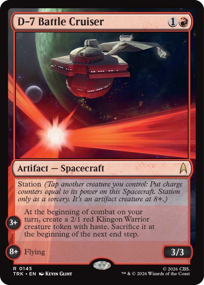 Magic the Gathering | Star Trek - D7 Battle Cruiser