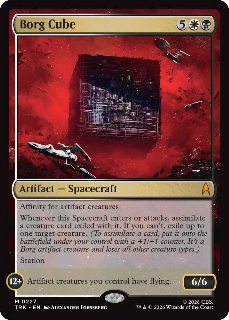 Magic the Gathering | Star Trek - Borg Cube