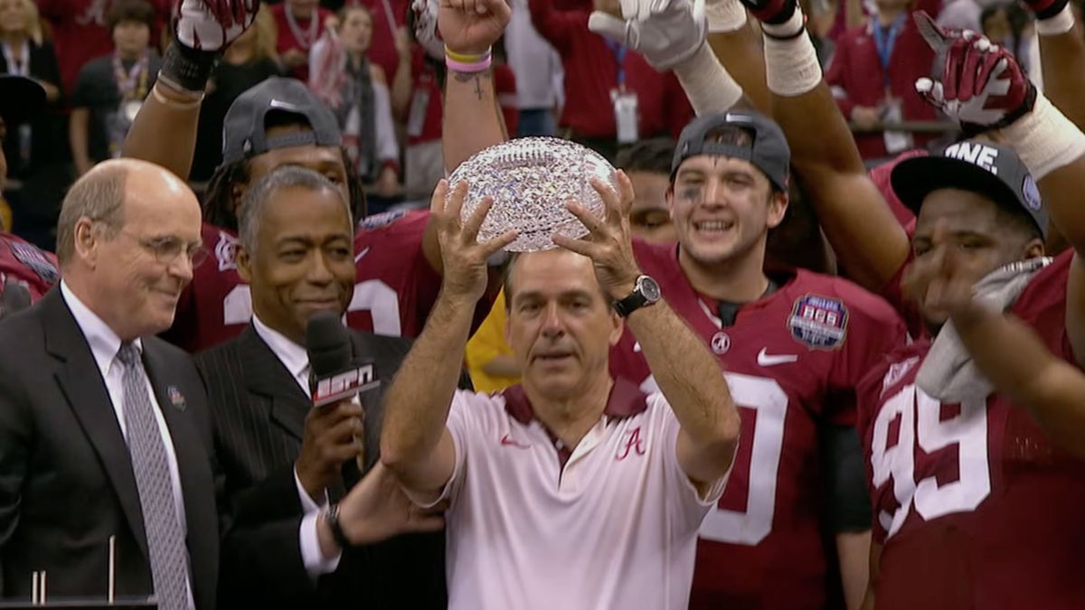 Nick Saban Documentary still from ESPN