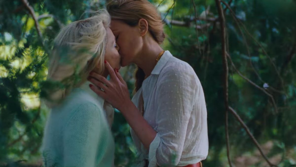 Still from the film Knife + Heart