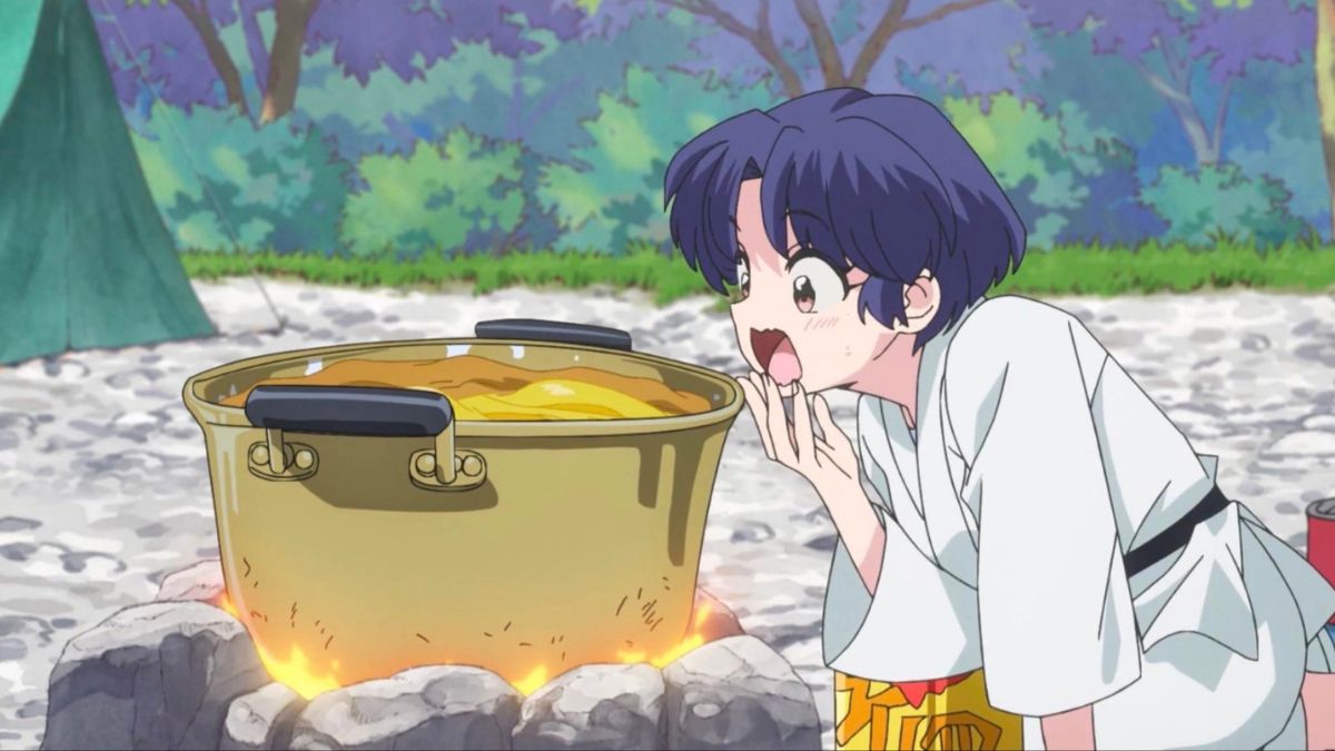 Akane struggles to cook
