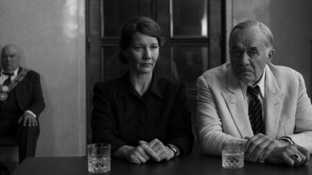 Sandra Huller and Hanns Zischler in Fatherland