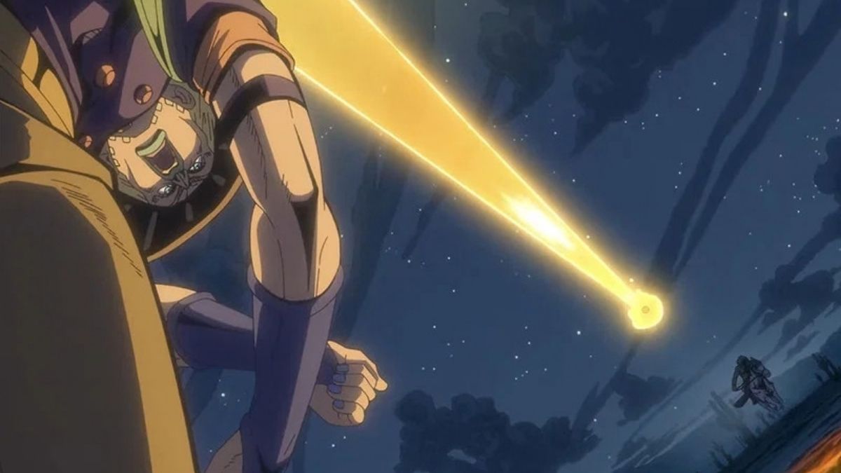 Gyro in Steel Ball Run Episode 3