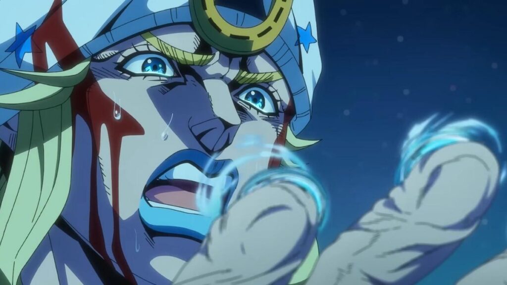 still from Steel Ball Run Episode 4