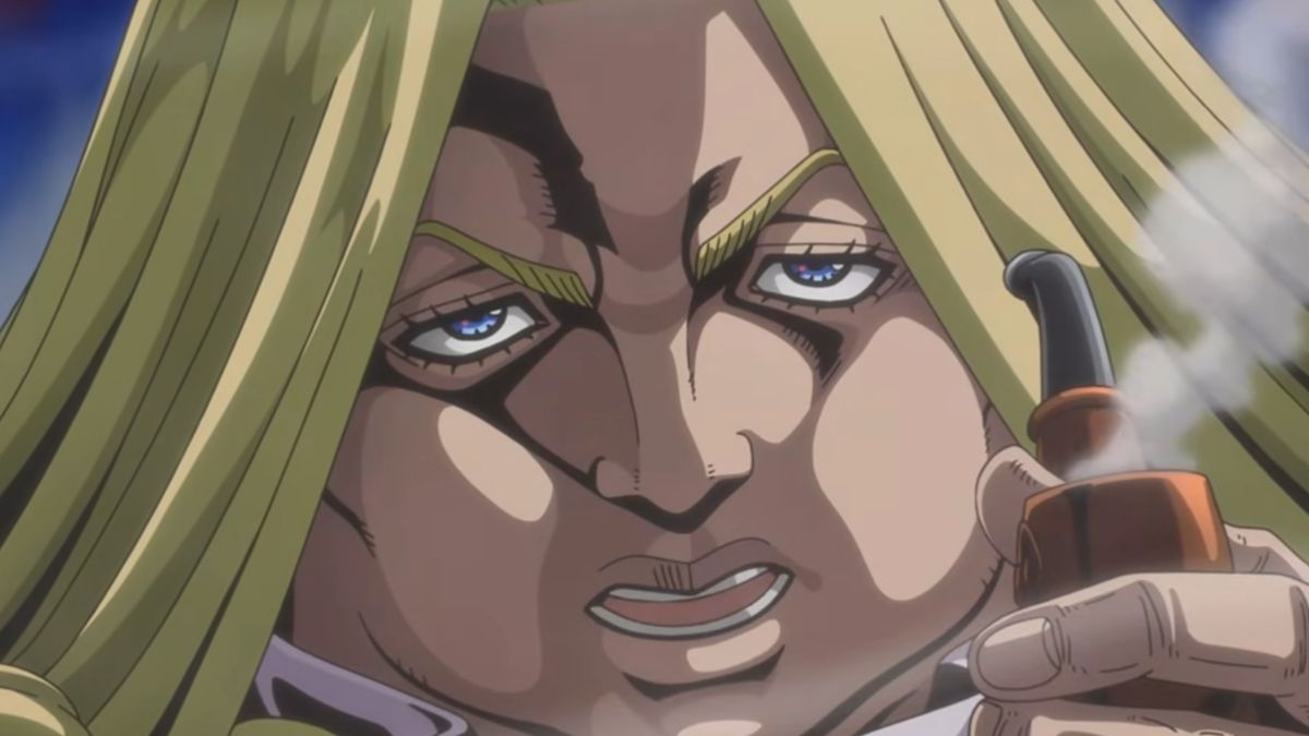 We meet Funny Valentine in Steel Ball Run Episode 7