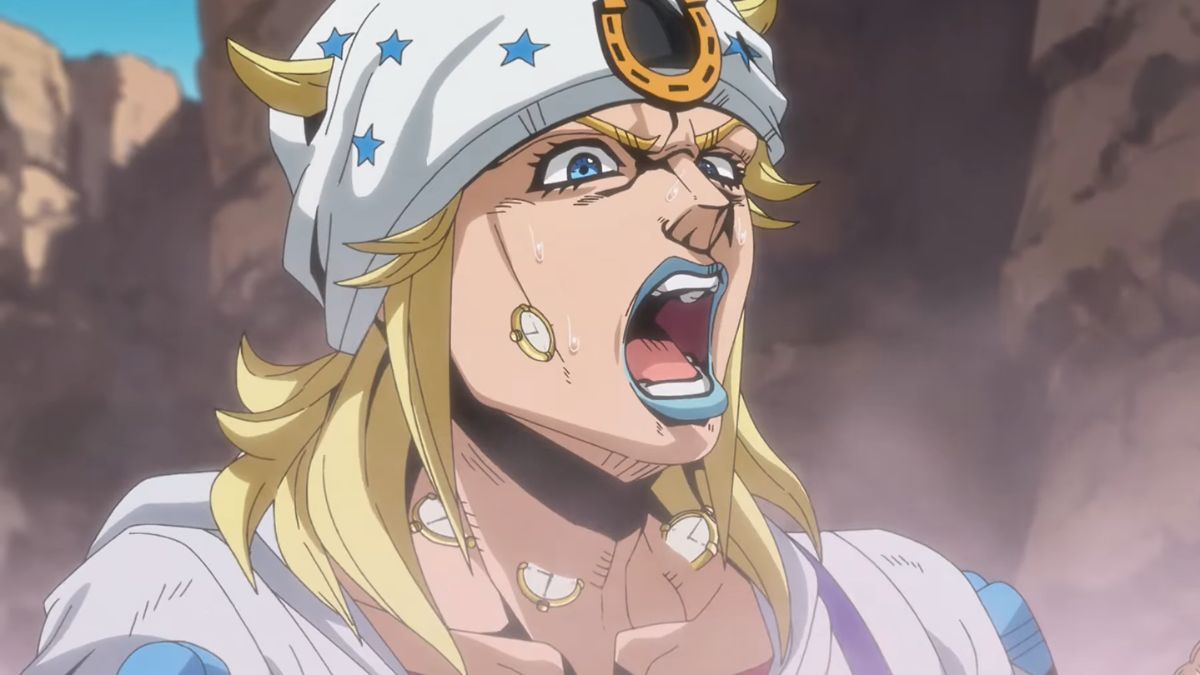 Johnny is attacked in Steel Ball Run Episode 5