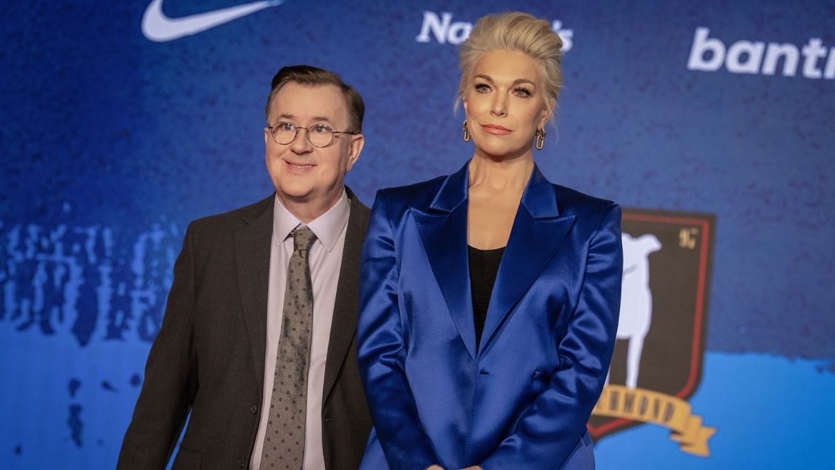 Jeremy Swift and Hannah Waddingham in Ted Lasso Season 4 Episode 10