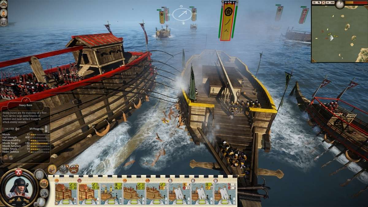 Naval battles in Total War: Shogun 2 - Complete Edition