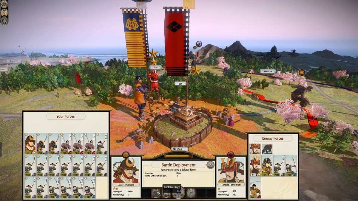 Pre-battle in Total War: Shogun 2 - Complete Edition